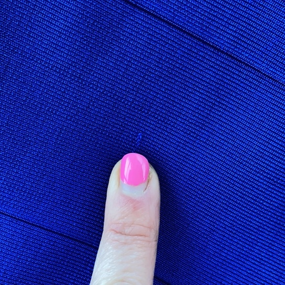 Heidi Bandage Mini Dress - Royal Blue SZ Large - Picture 9 of 11